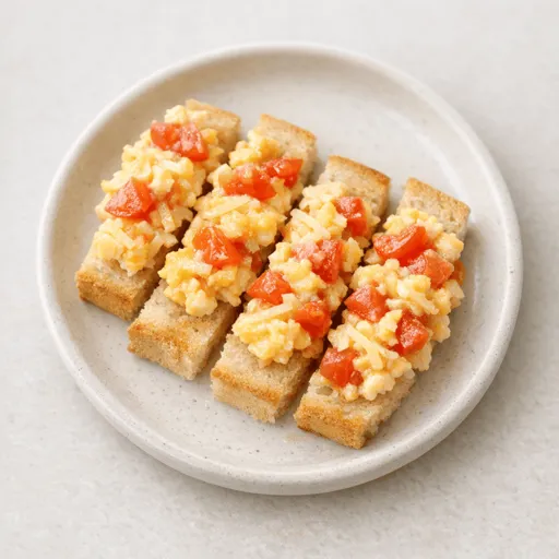 Egg, Cheese, Tomato and Bread