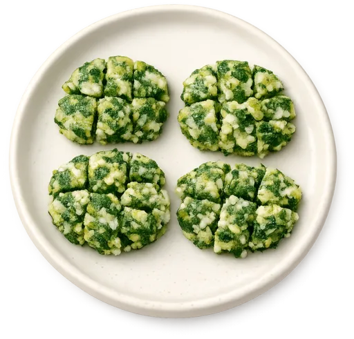 Rice and Spinach Patties