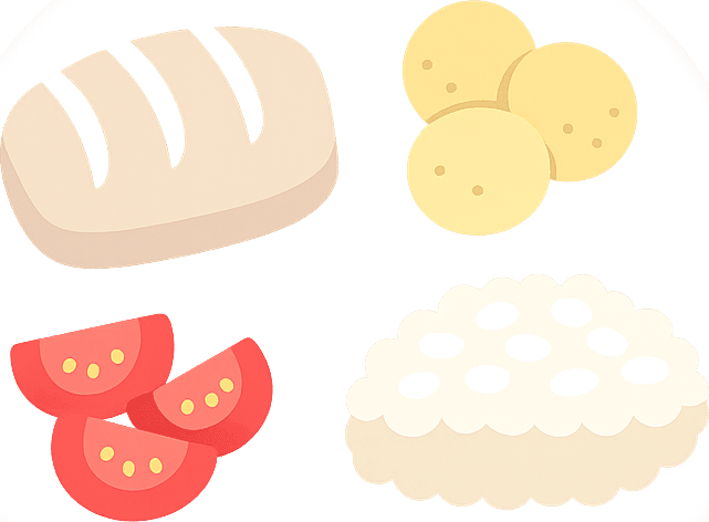 Cod, Potato, Tomato and Rice