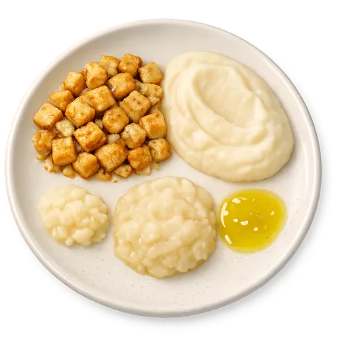 Gebratene Tofu-Würfel