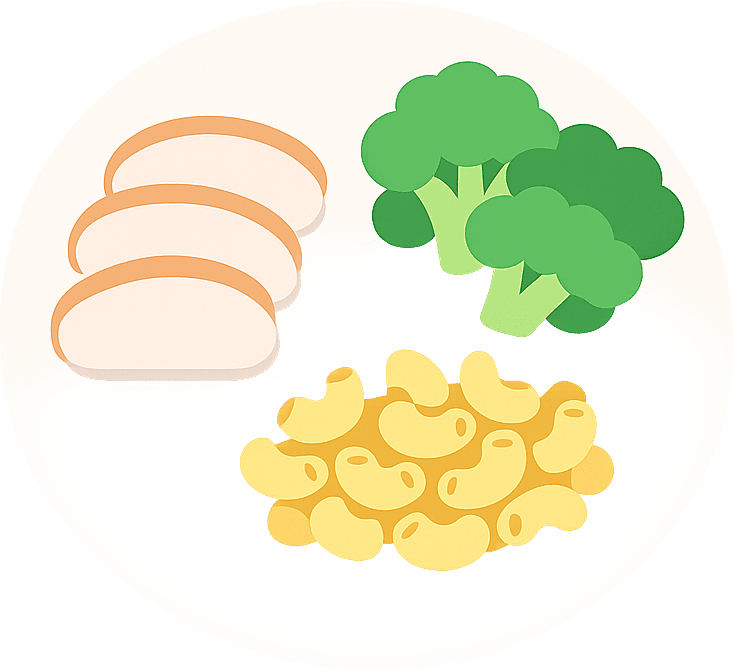 Turkey, Broccoli and Pasta