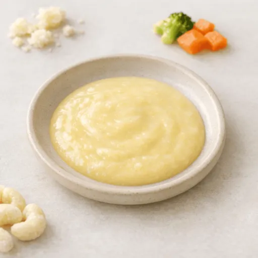 Zuckermais, Kuhmilch, Zwiebel und Knoblauch