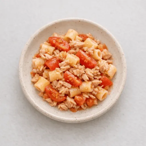 Thunfisch, Nudeln und Tomate