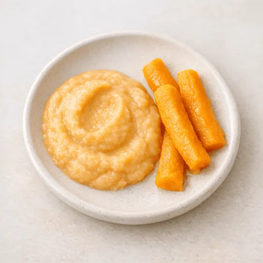 Hähnchen und Kürbis