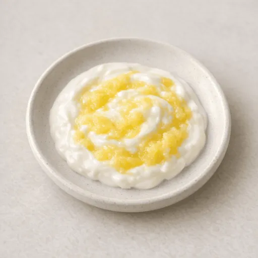 Ananas und Joghurt