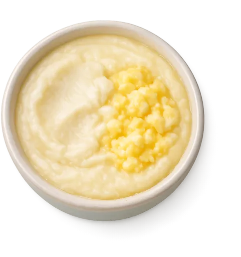 Cremiges Kartoffel-Eigelb-Püree