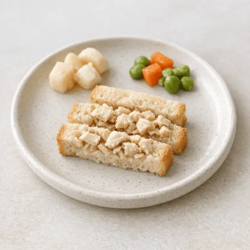 Brot und Hähnchen