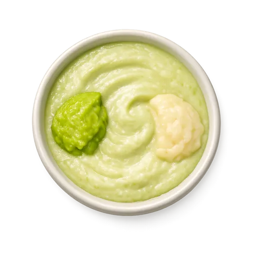 Mousse d'avocat et de banane