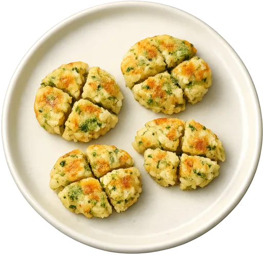 Apfel-Brokkoli-Küchlein