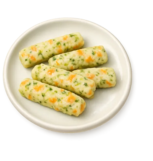 Maniok-Gemüse-Stängchen