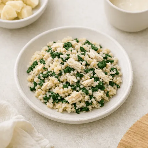 Poulet, Quinoa et Épinards