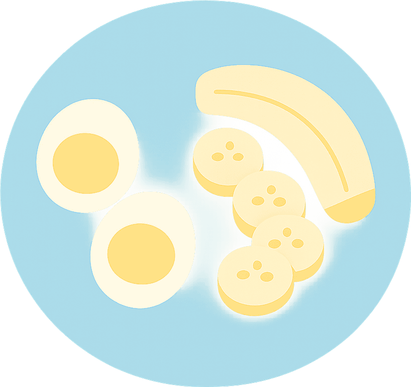 Ei und Banane