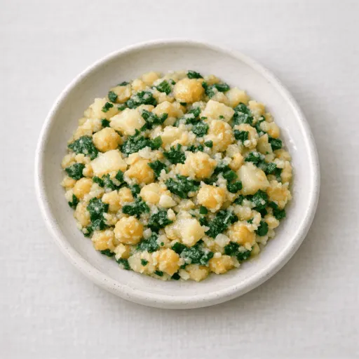 Pois chiche, Épinards et Pomme de terre