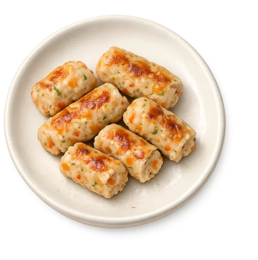 Homemade Chicken and Vegetable Sausages