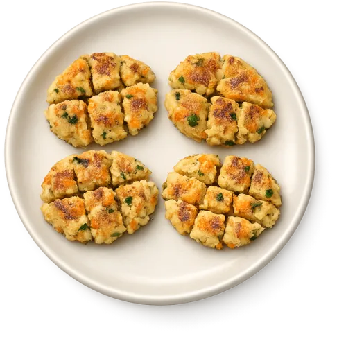 Kichererbsenpuffer