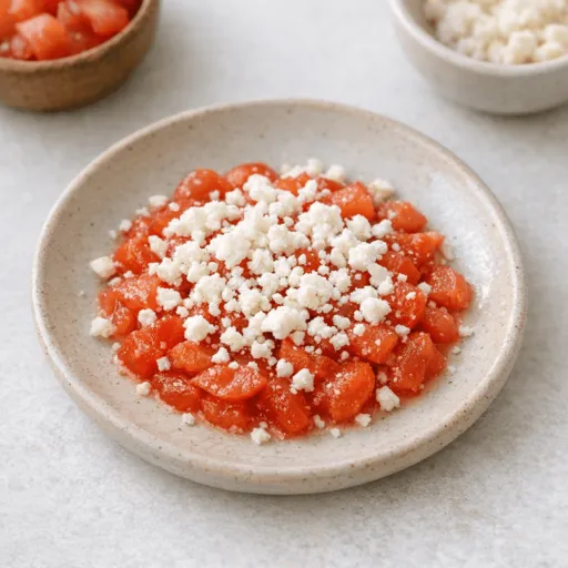 queso fresco und Tomate