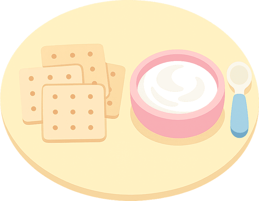 Cracker and Yogurt