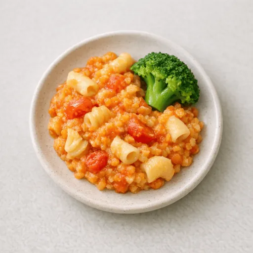 Lenticchie rosse, Pomodoro, Broccoli e Pasta
