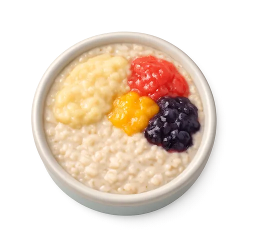 Avena trasnochada (overnight oats)