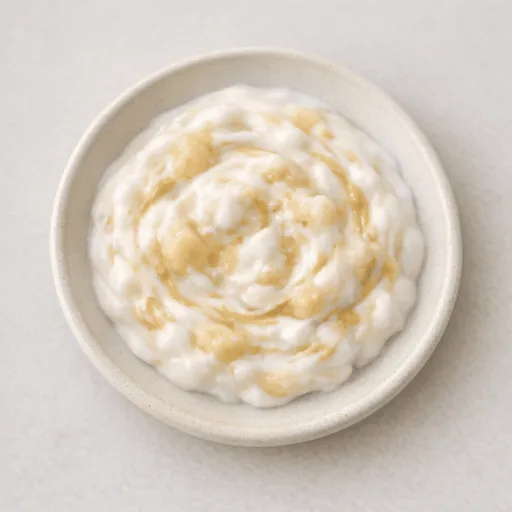 Joghurt, Banane und Erdnussmus
