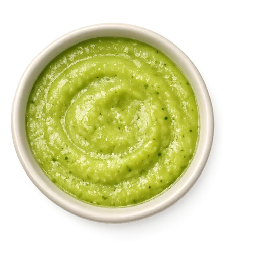 Spargel-Minze-Püree