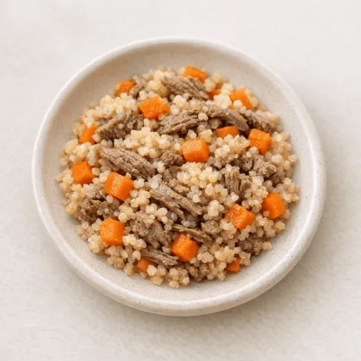 Bœuf, Quinoa et Carotte