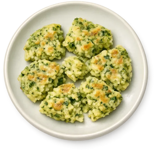 Torticas de brócoli